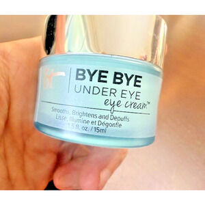It Cosmetics Bye Bye Under Eye Brightening Eye Cream 1.5 oz 15mL Depuffs